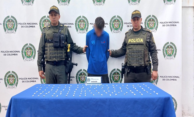 Capturado un hombre en la comuna 6 de Neiva con estupefacientes