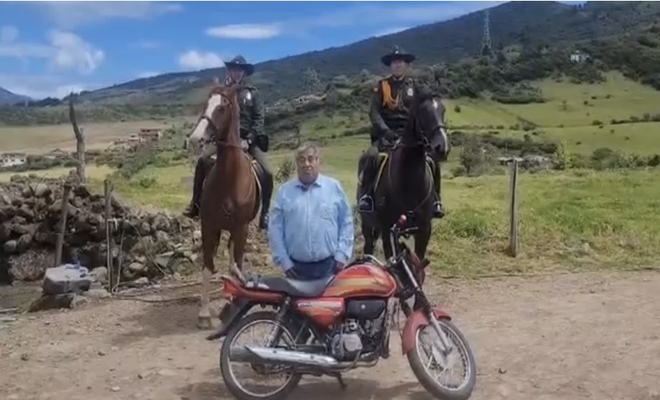 Recuperan motocicleta