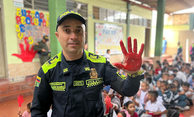 No al reclutamiento infantil en Popayán