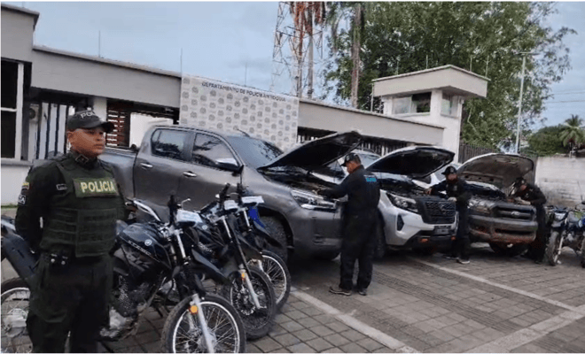 Operativo de la SIJIN en cuatro municipios frena la comercialización de automotores robados en otras ciudades