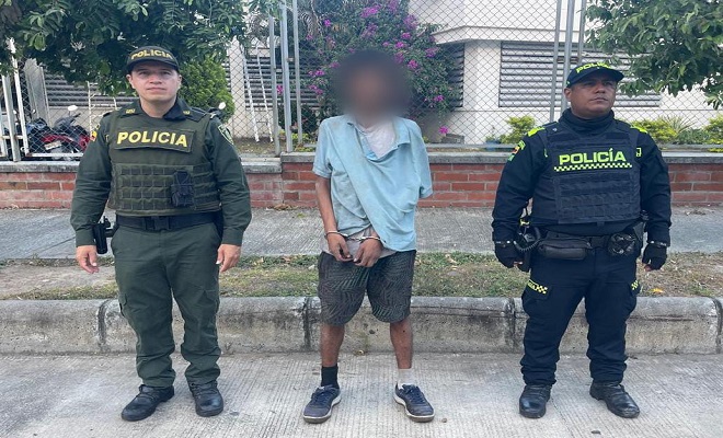 Policía Nacional captura a un hombre por porte ilegal