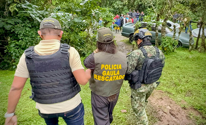 Seis capturados en operación antisecuestro 
