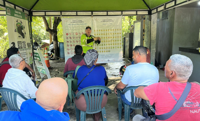 La Policía Nacional reitera su compromiso con la seguridad vial en Bolívar