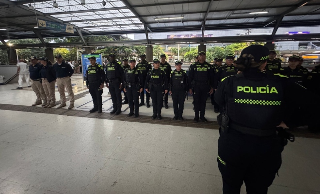 Operativos de seguridad en el transporte masivo Cali