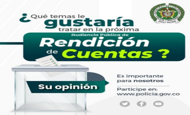 Participe en la audiencia pública de rendición de cuentas del Cesar