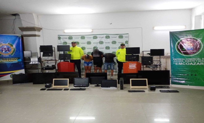 Por controles de la seccional de investigación criminal lograron la captura de tres personas 