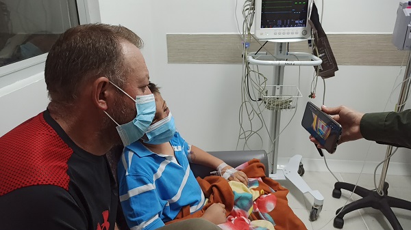 El departamento de policía Santander acompaña a las familias de los niños víctimas del siniestro vial