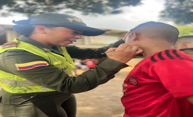Durante la jornada se promovió el reporte oportuno de situaciones que pongan en riesgo los derechos de la niñez.