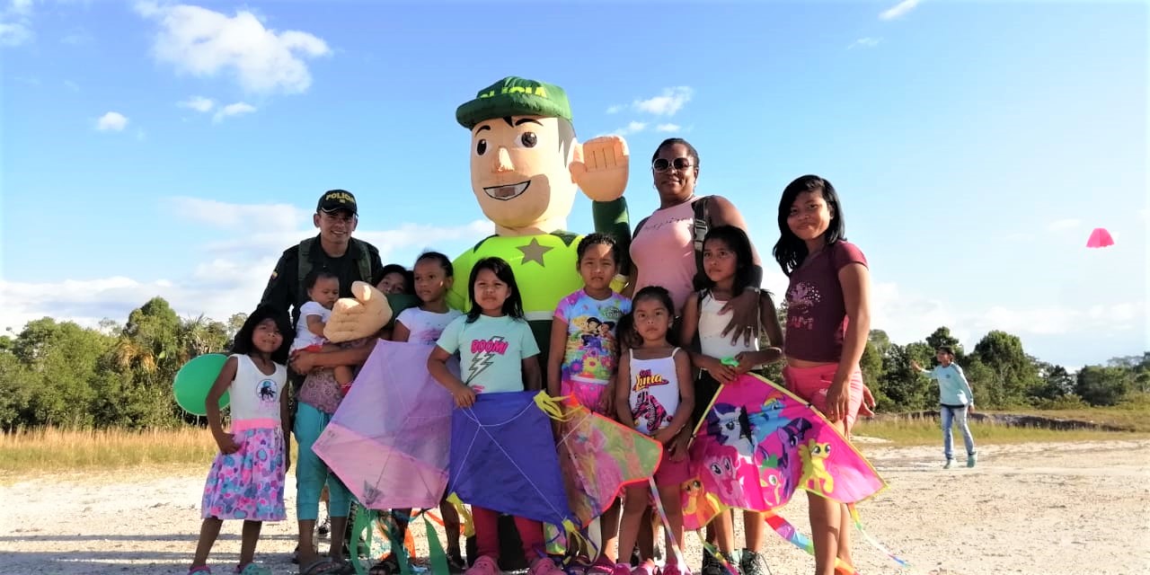 actividad lúdica en el municipio de mitú 