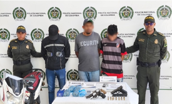 En el marco de una ofensiva contra el crimen organizado la Seccional de Investigación Criminal.