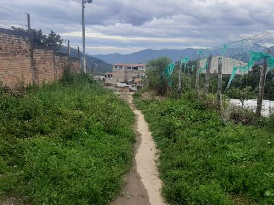 Terreno antes del parque 