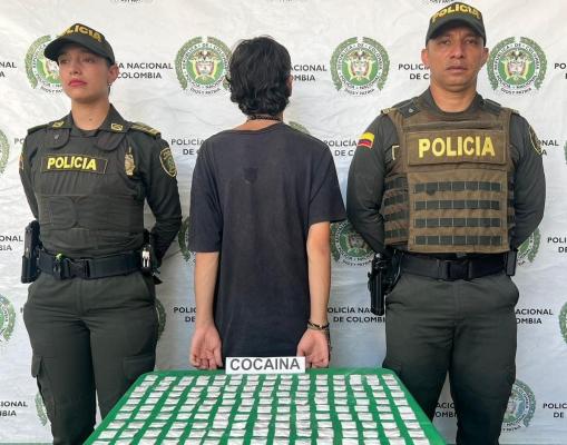 En el municipio de Montenegro un adolescente es aprehendido con cocaína  