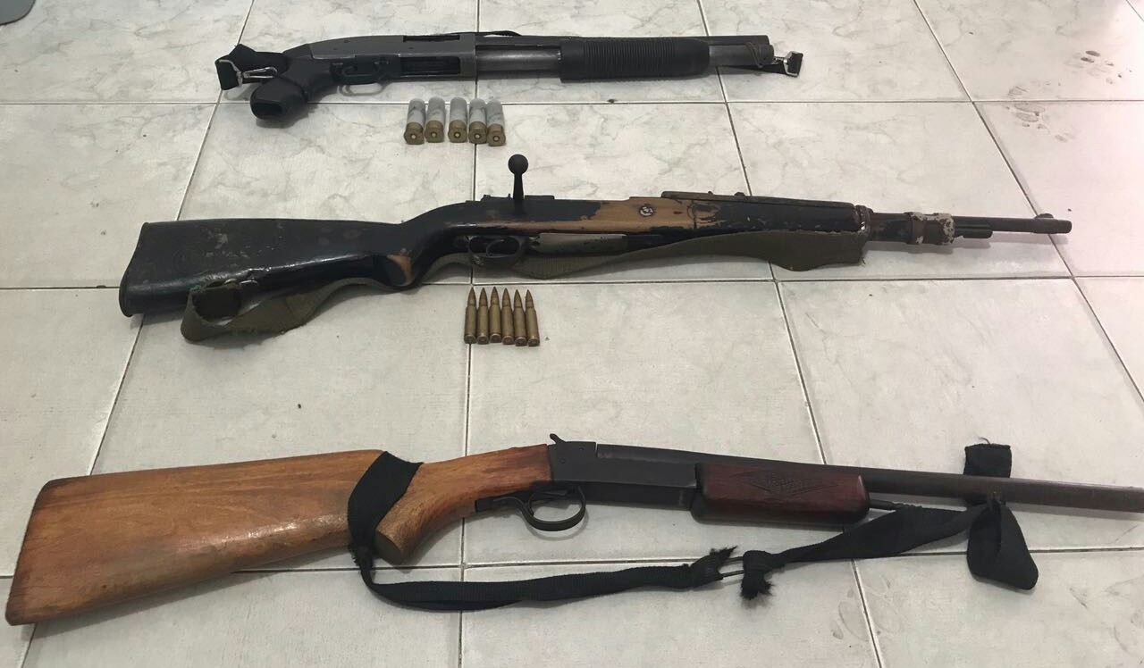 Hallado armamento en medio de la maleza que iba a ser utilizado para atracar a viajeros