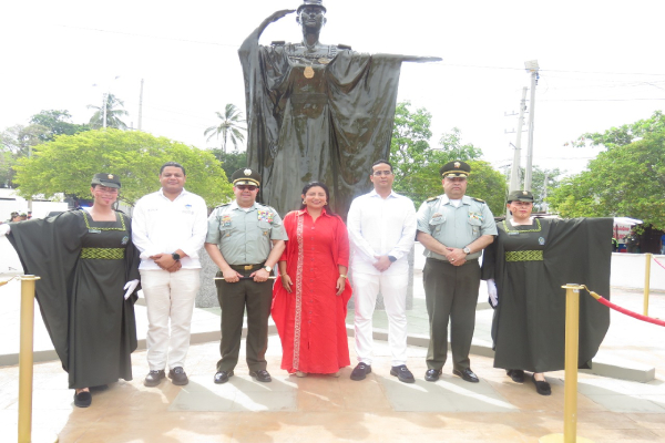 Conmemoración de los 60 años de creación del Departamento de Policía Guajira