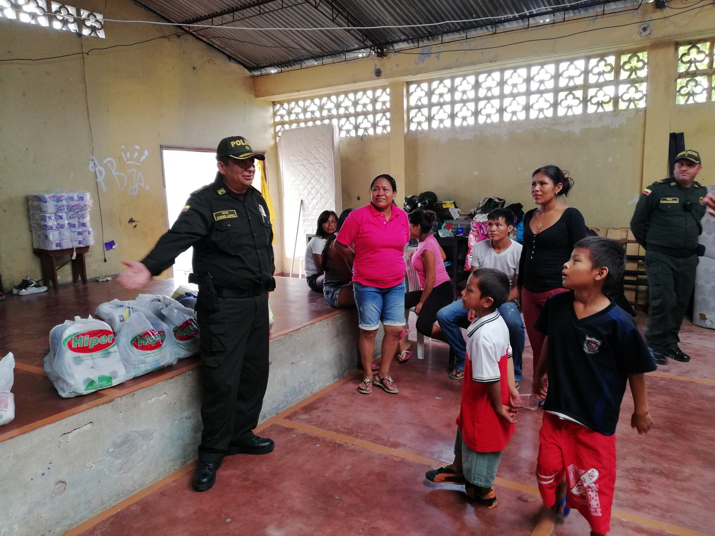 solidaridad con damnificados por incendio 