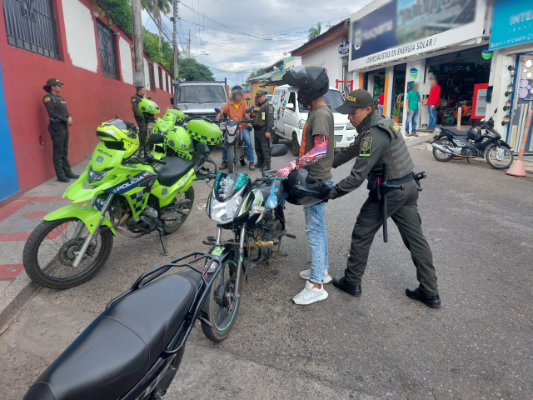 POLICÍA METROPOLITANA DE NEIVA PRESENTA BALANCE DEL FIN DE SEMANA.