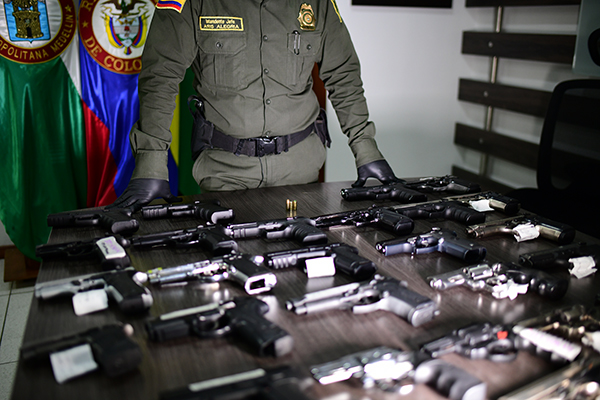 Ofensiva contra el tráfico local de armas de fuego y traumáticas  