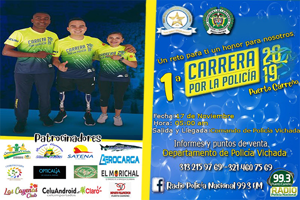 carrera por la Policía en Vichada 