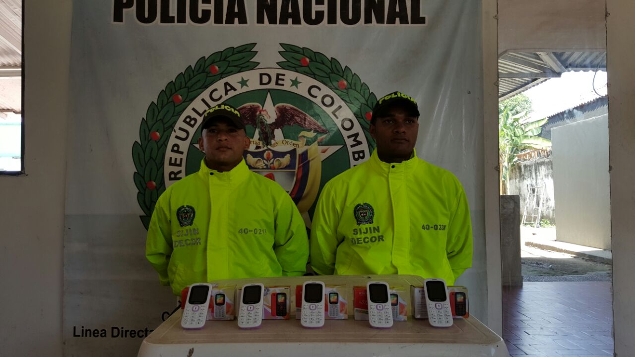 Policía mantiene la ofensiva contra el contrabando de celulares