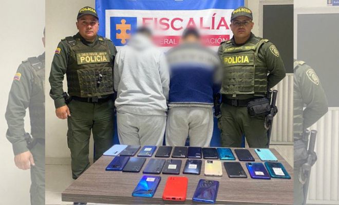 Captura de dos personas por el delito de  receptación en el corregimiento de  Catambuco