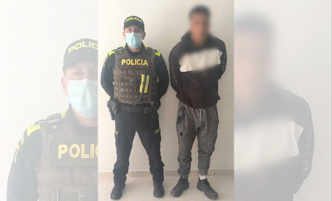 delincuente acusado de microtráfico