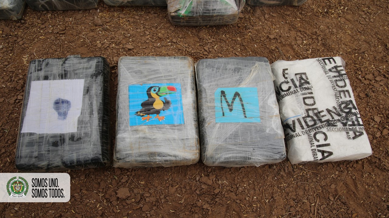 Incautamos 2,4 toneladas de clorhidrato de cocaína en La Guajira