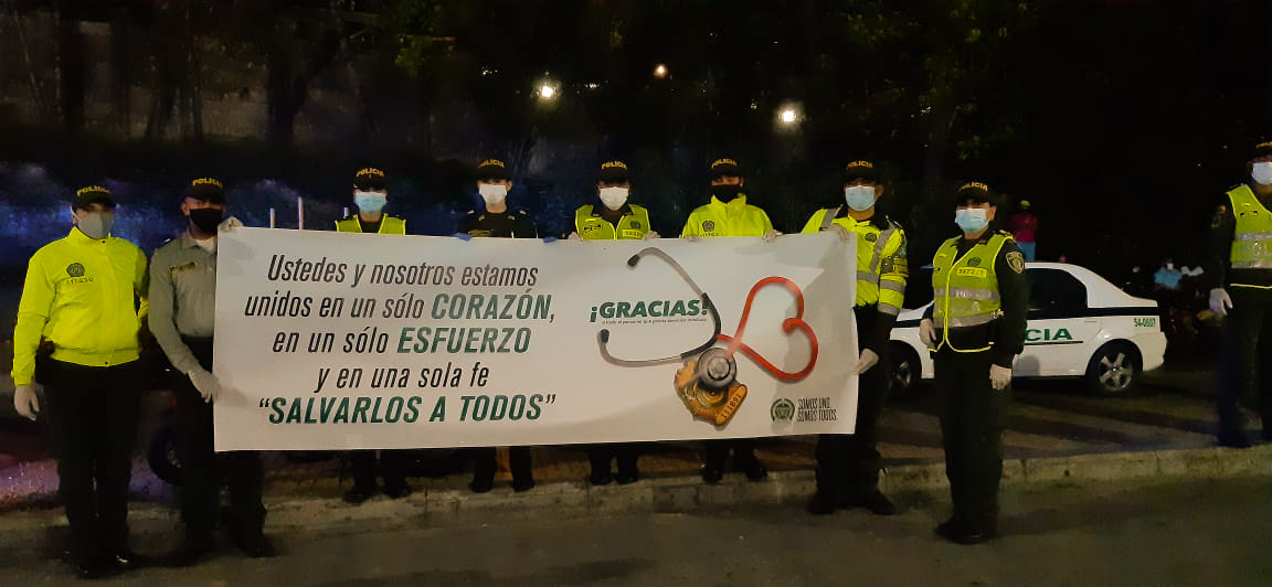 Agradecemos la invaluable labor del personal médico y asistencial en el Departamento Archipiélago