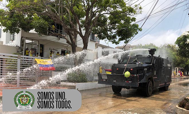 Nuestro ESMAD realiza jornada de desinfección 