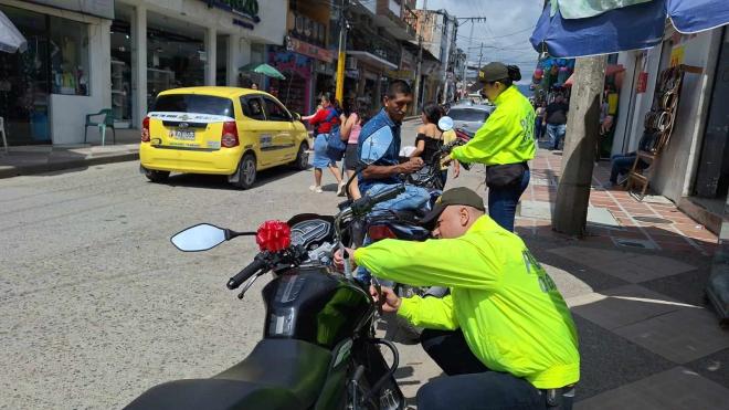Policía contra el hurto y la receptación de motocicletas