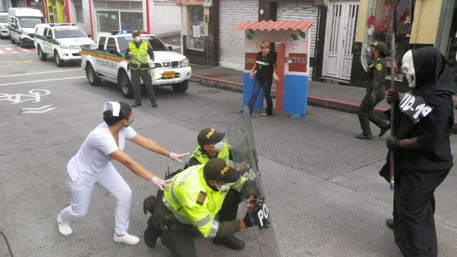 Por la prevención del contagio del covid-19