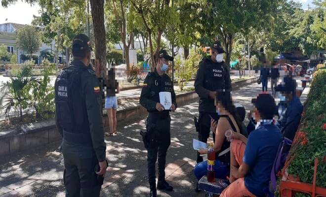 GAULA de la Policía Tolima realiza actividad de impacto en desarrollo de la campaña ‘yo no pago, yo denuncio’
