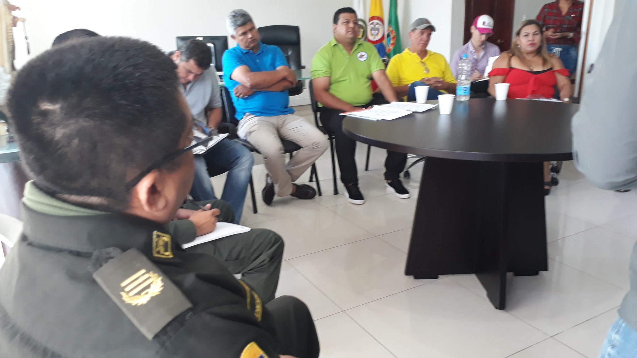 Los candidatos conocieron la seguridad en el departamento