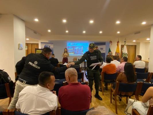 Capacitación a comerciantes en la lucha contra el secuestro y la extorsión