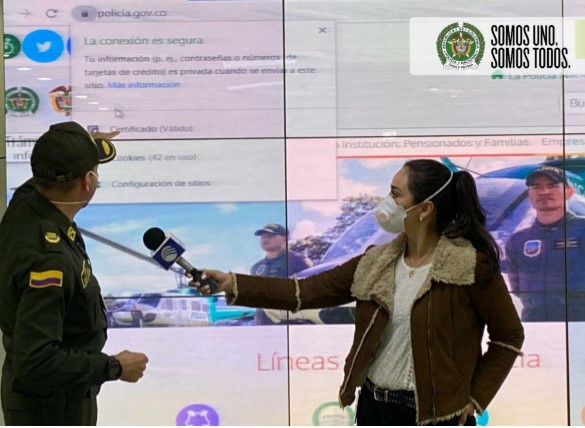 Policía de Cundinamarca, realiza campaña contra delitos cibernéticos