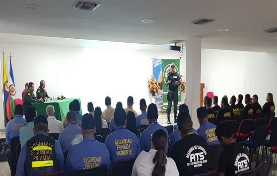 El evento contó con la participación de empresas y academias de vigilancia privada