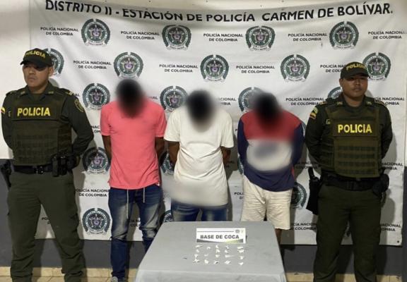 Captuas por estupefacientes