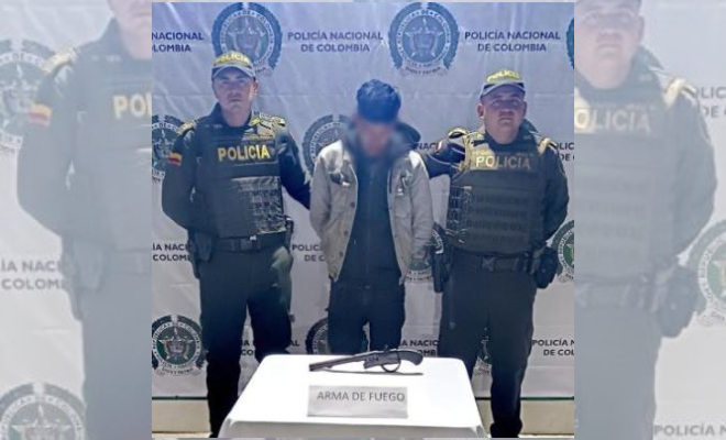 ¡Lo sorprendieron con un arma de fuego artesanal en Las Torres de San Luis!