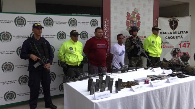 Golpe contundente a los grupos armados ilegales en Caquetá