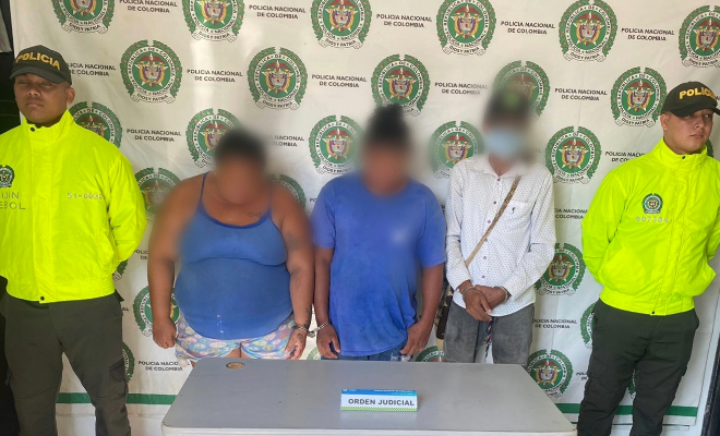 Captura de 3 personas presuntamente miembros de la banda los Quilates