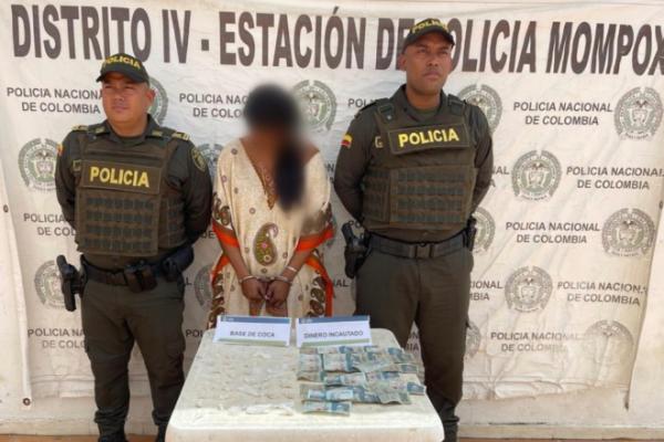 Captura de alias La Chama por el delito de fabricación, tráfico y porte de estupefacientes.