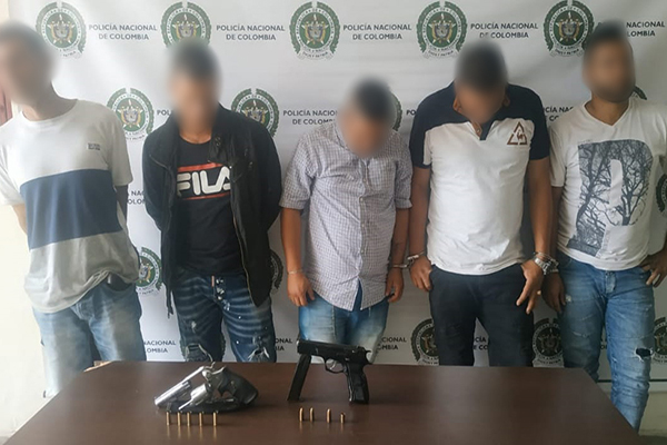 Capturados fleteros en Itagüí