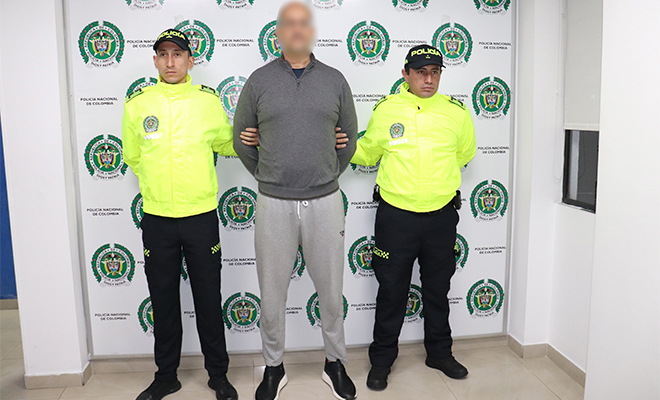 Capturado en un reconocido sector de Medellín, un ciudadano extranjero por lavado de activos