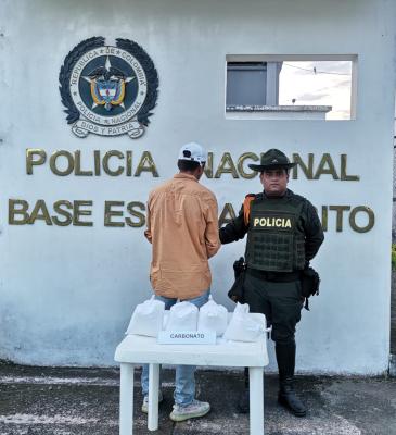 Una persona fue capturada por el delito de tráfico de sustancias para el procesamiento de narcóticos  (art. 382 cp.)  