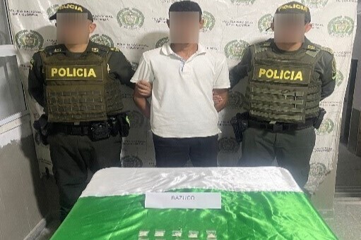 capturado con estupefacientes