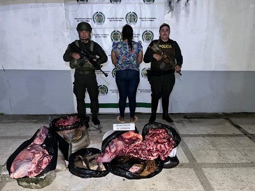 Incautados 200 kilos de carne sin pemiso sanitario