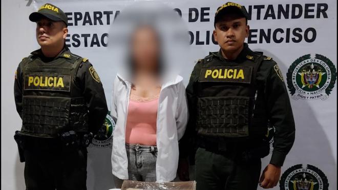 Capturada por el delito de homicidio.