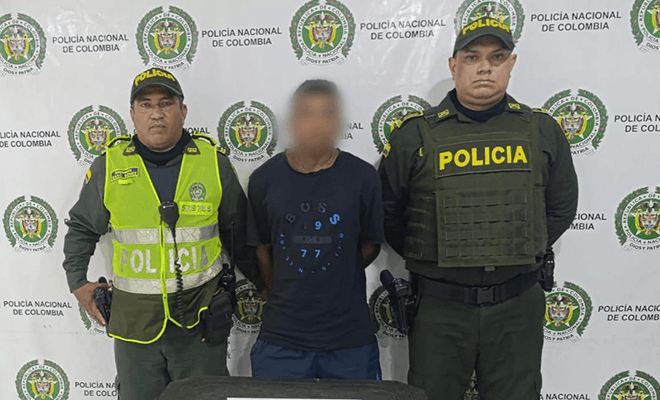 Capturado con etsupefacientes en Montería.