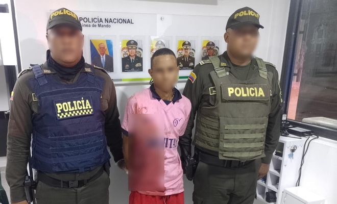 Capturado en camino del medio