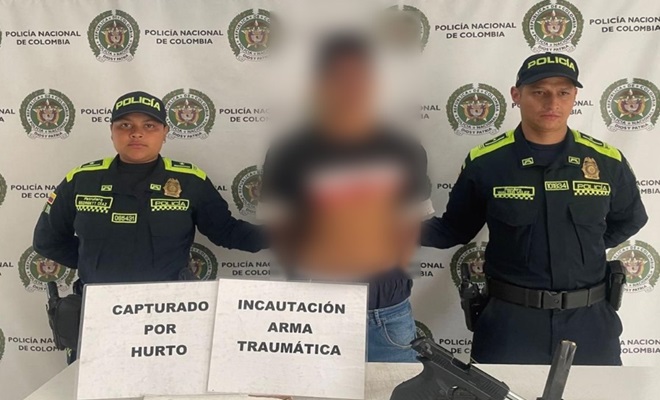 capturado en flagrancia por hurto