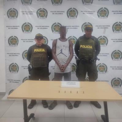 capturado por el delito de trafico de armas de fuego